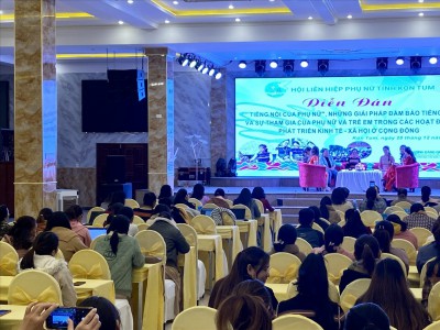 Tổ chức Diễn đàn “Tiếng nói của phụ nữ”