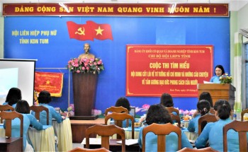 Chi bộ Hội LHPN tỉnh tổ chức thi tìm hiểu về tư tưởng Hồ Chí Minh và những câu chuyện về tấm gương đạo đức, phong cách của Người