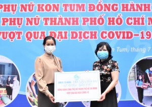 Chương trình “Phụ nữ Kon Tum đồng hành cùng phụ nữ thành phố Hồ Chí Minh vượt qua đại dịch COVID-19″