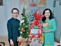 Lãnh đạo Hội LHPN tỉnh Kon Tum thăm, chúc mừng Giáng sinh  tại Dòng Ảnh vảy phép lạ và Dòng Thánh Phaolô