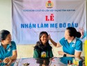 Công đoàn cơ sở Hội LHPN tỉnh Kon Tum nhận làm “Mẹ đỡ đầu” trẻ mồ côi