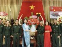 Hội Liên hiệp Phụ nữ tỉnh Kon Tum thăm chúc mừng các đơn vị Lực lượng vũ trang nhân kỷ niệm 79 năm Ngày thành lập Quân đội Nhân dân Việt Nam (22/12/1944 – 22/12/2023)